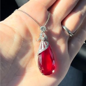 Vintage 14k gold jewelry natural diamond set by Gross and Bro from late 1940th